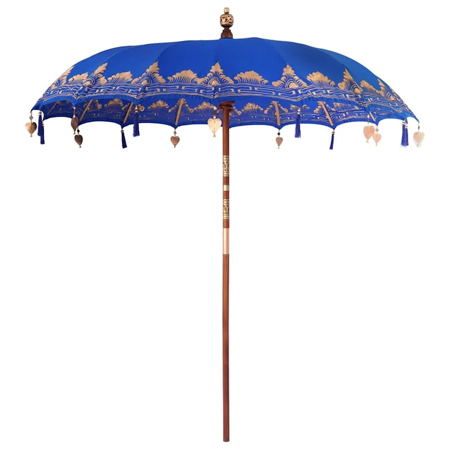 Parasol balinais Bleu 215 x 215 x 260 cm - 2