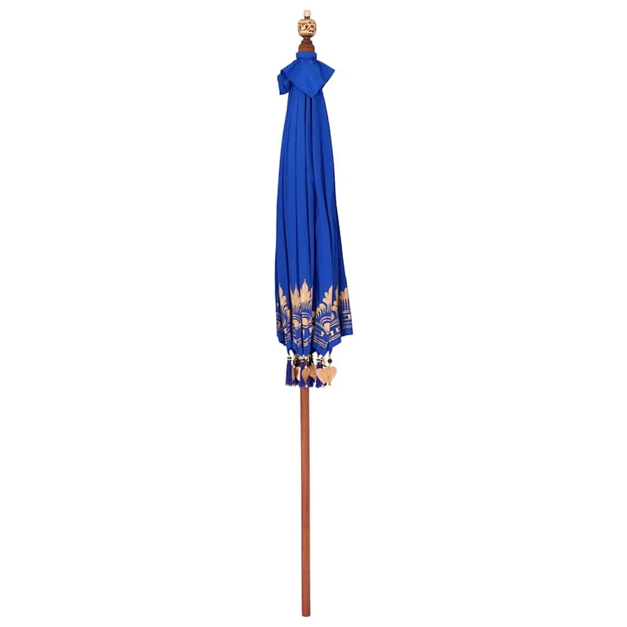 Parasol balinais Bleu 215 x 215 x 260 cm - 4