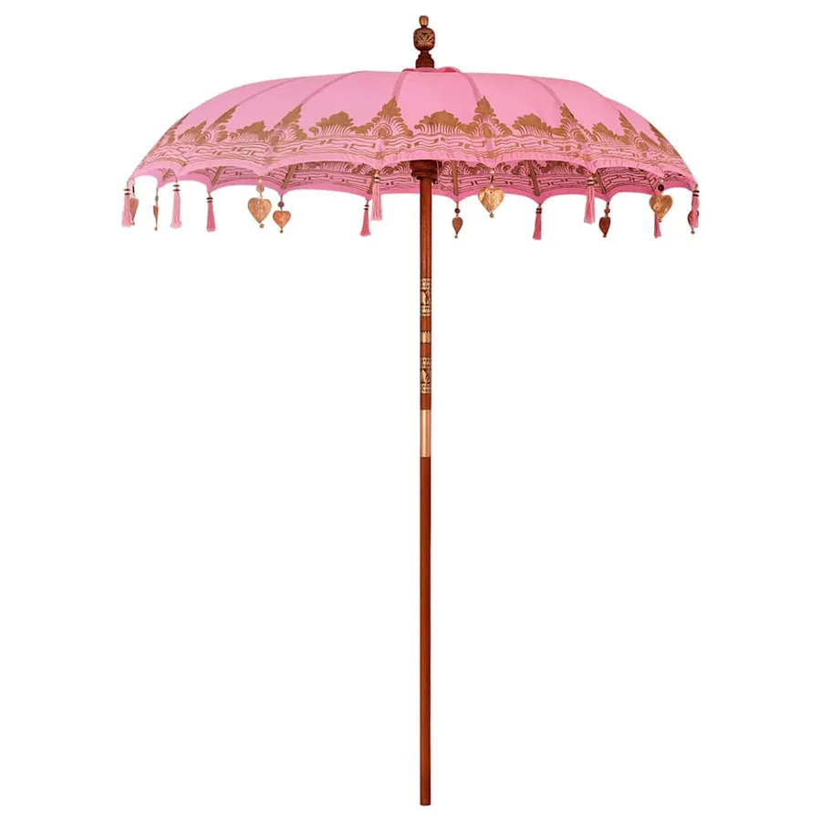 Parasol balinais Rose 185 x 185 x 260 cm - 2