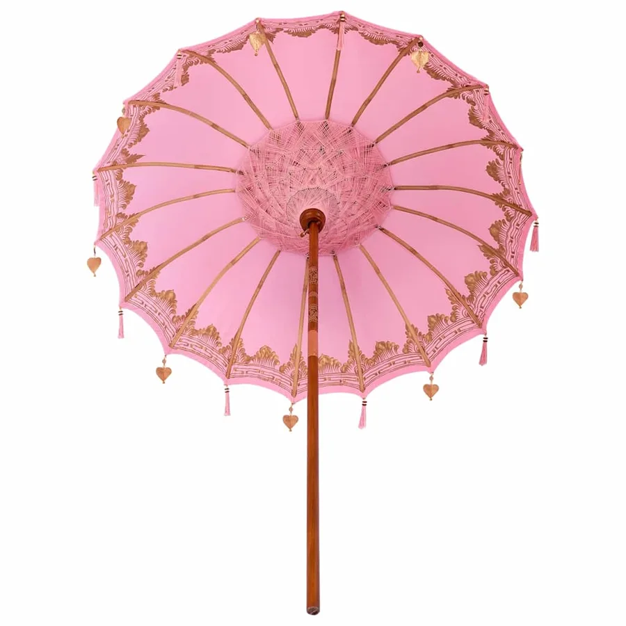 Parasol balinais Rose 185 x 185 x 260 cm - 5