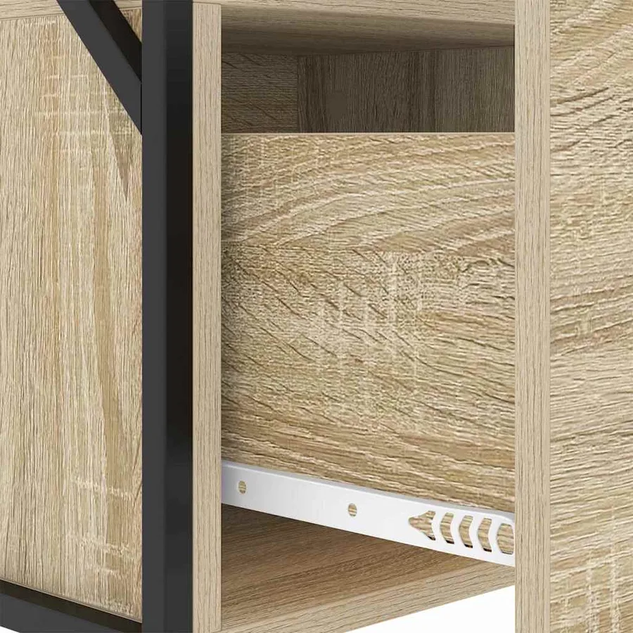 Cabinet de chevet 2 pcs Chêne Sonoma 40 x 31 x 60 cm - 11