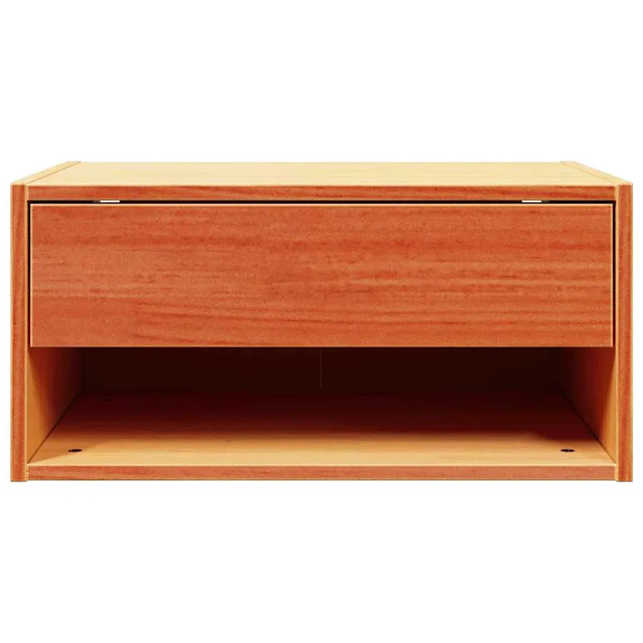 Table de chevet Brun cire 50 x 32,5 x 24 cm Bois massif en pin - 6