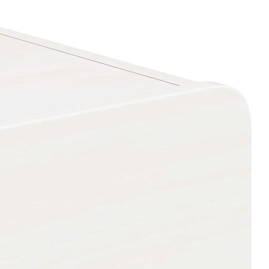 Table de chevet avec tiroir 2 pcs Blanc 39 x 34 x 16,5 cm - 10