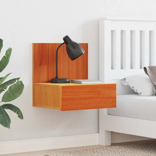 Table de chevet avec tiroir 2 pcs Brun cire 42 x 32,5 x 40 cm