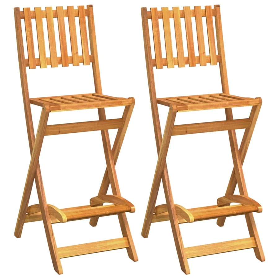 Ensemble de bar d'extérieur 3 pcs Bois d'acacia massif - 4