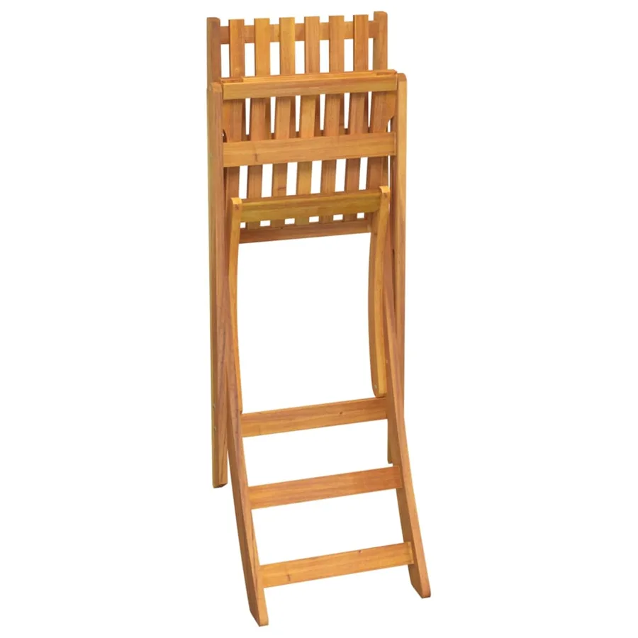 Ensemble de bar d'extérieur 3 pcs Bois d'acacia massif - 7