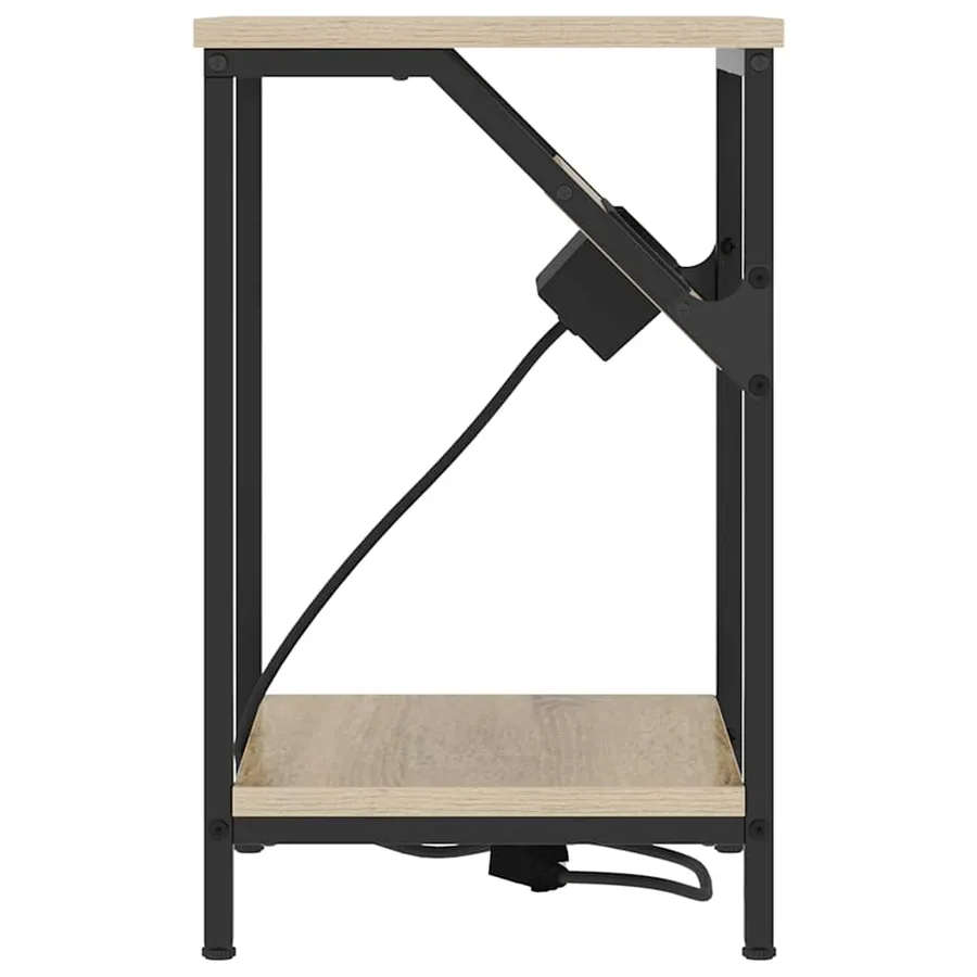 Cabinet de chevet Chêne Sonoma 38 x 30 x 48 cm - 6