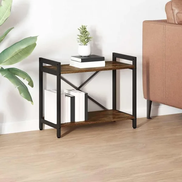 Étagère Chêne fumé 60 x 30 x 50 cm Bois d'ingénierie