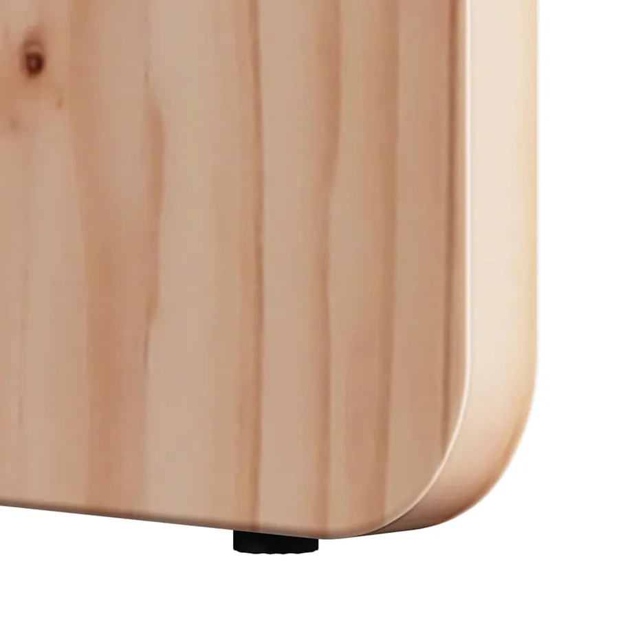 Table basse 2 pcs Naturel Bois massif en pin - 14