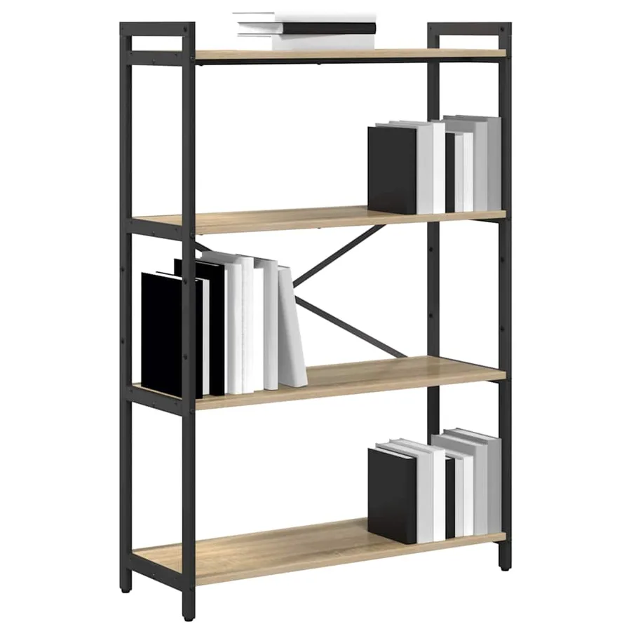 Étagère Chêne Sonoma 80 x 30 x 120 cm Bois d'ingénierie - 3