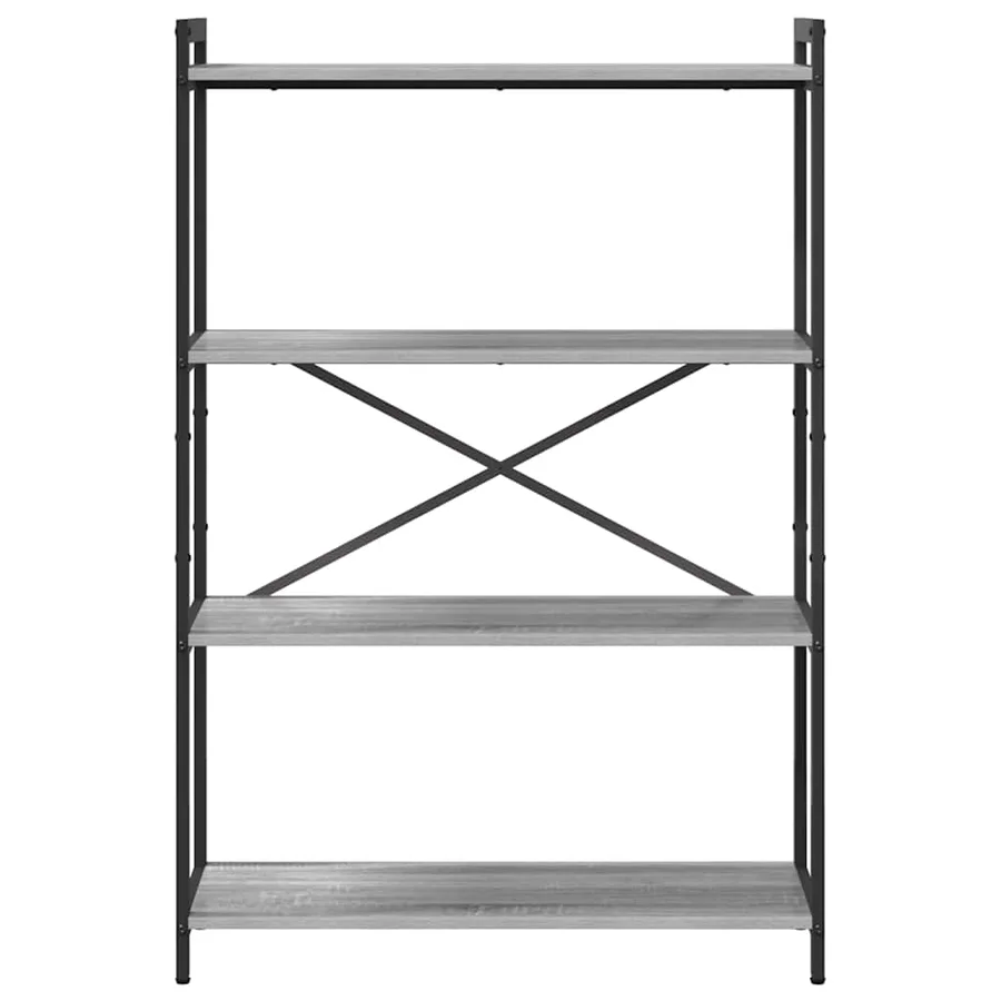 Étagère Sonoma gris 80 x 30 x 120 cm Bois d'ingénierie - 5