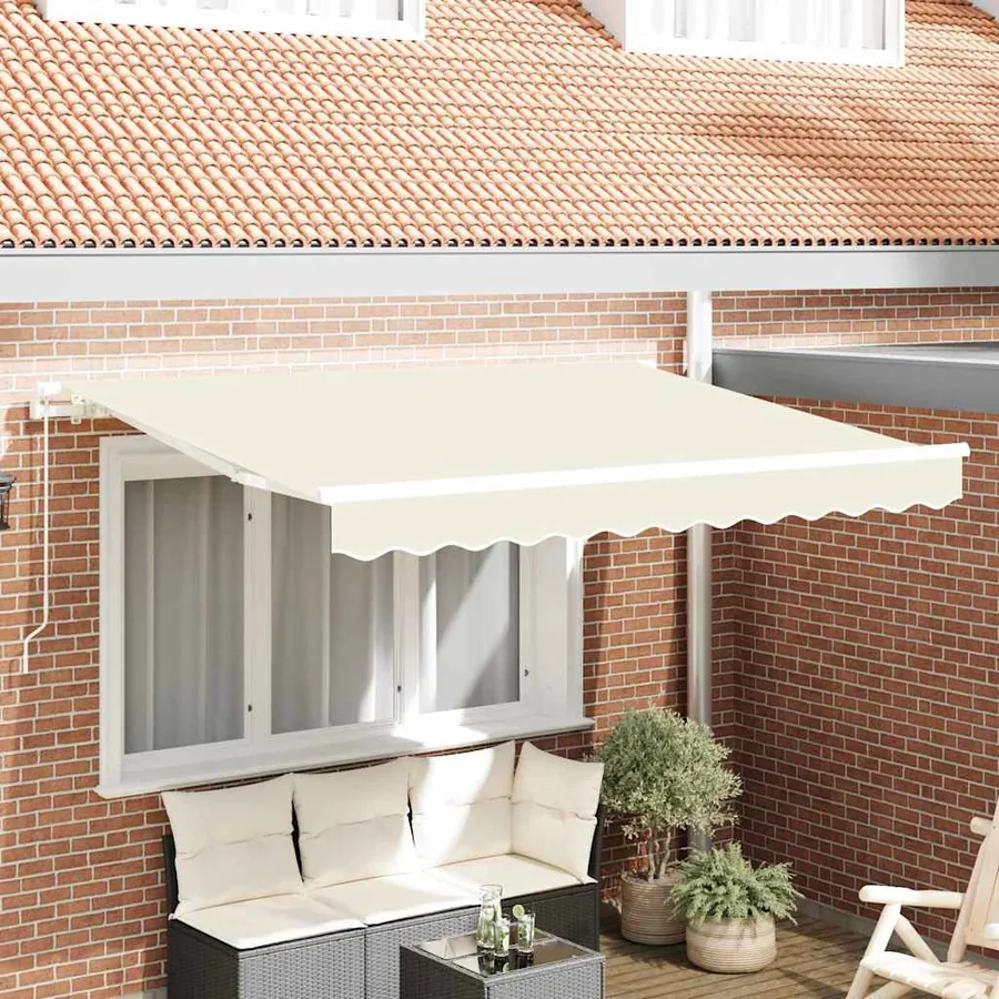 Toile de rechange pour auvent Crème 3 x 2 m Polyester