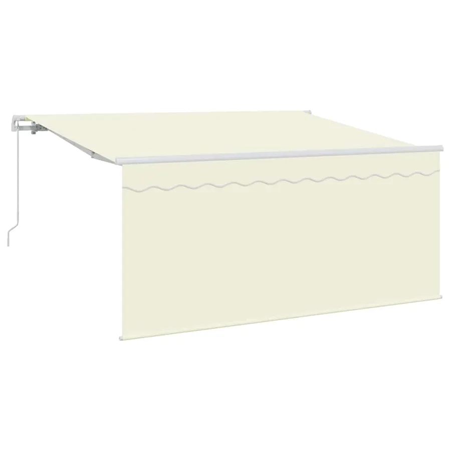 Auvent Rétractable Crème 300 x 200 cm Polyester et Aluminium - 2