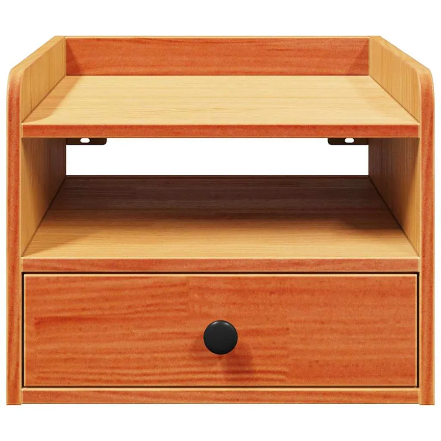 Table de chevet avec tiroir 2 pcs Brun cire 38 x 36 x 29,5 cm - 7