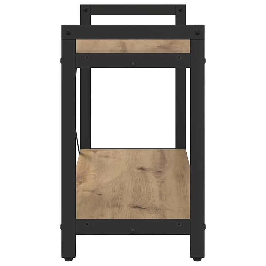 Étagère 80 x 30 x 50 cm Bois d'ingénierie Chêne artisanal - 6