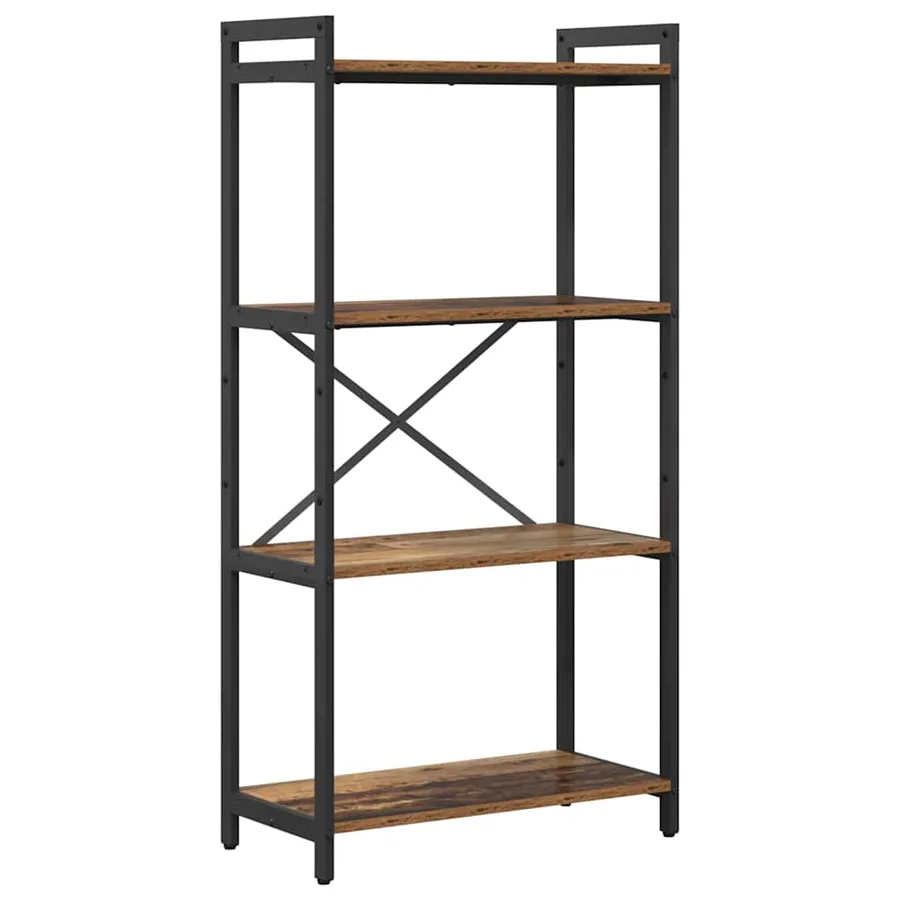 Étagère Bois ancien 60 x 30 x 120 cm Bois d'ingénierie - 2