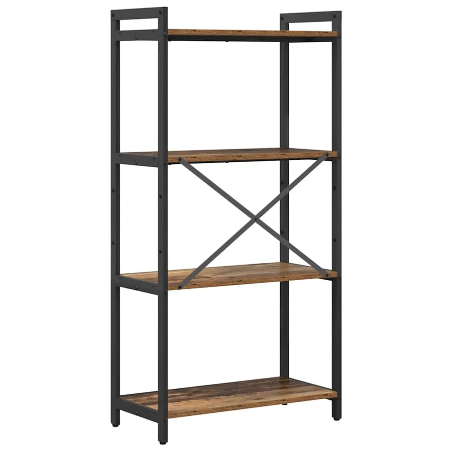 Étagère Bois ancien 60 x 30 x 120 cm Bois d'ingénierie - 7