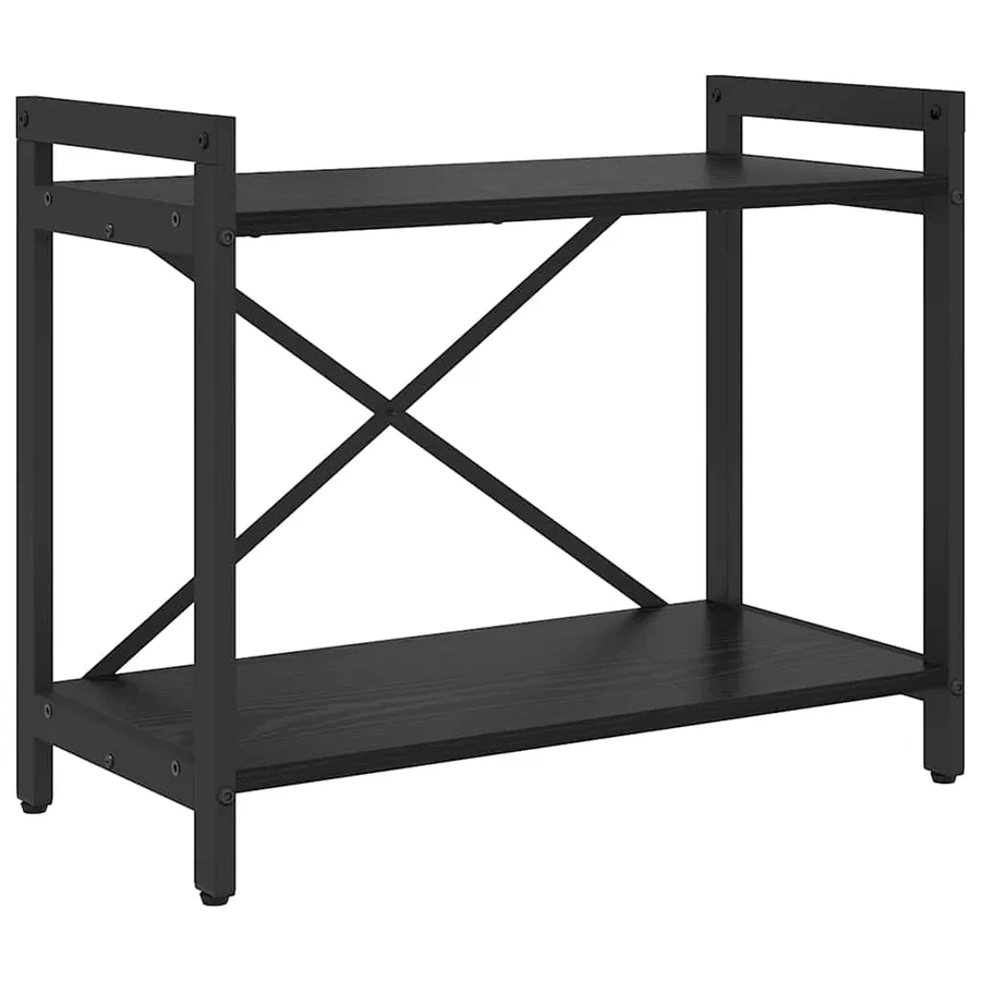 Étagère Chêne noir 60 x 30 x 50 cm Bois d'ingénierie - 2
