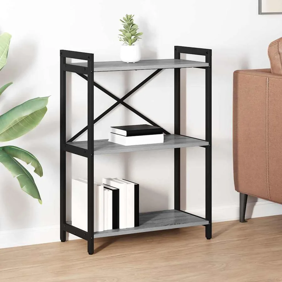 Étagère Sonoma gris 60 x 30 x 85 cm Bois d'ingénierie