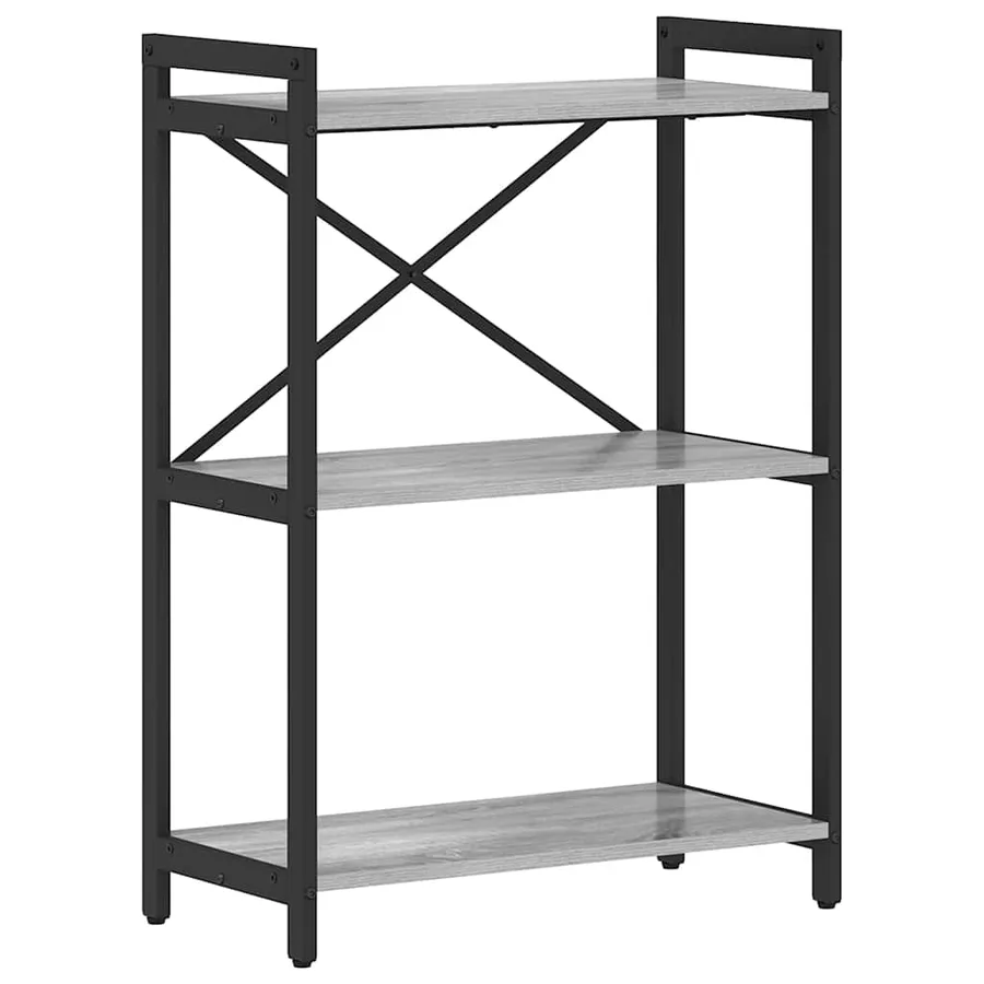 Étagère Sonoma gris 60 x 30 x 85 cm Bois d'ingénierie - 2