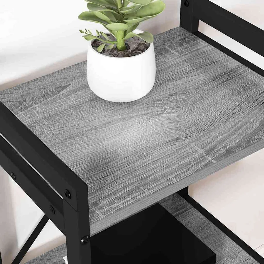 Étagère Sonoma gris 60 x 30 x 85 cm Bois d'ingénierie - 4