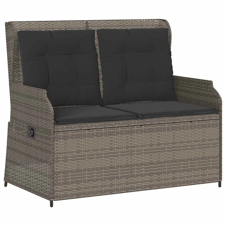 Banc de jardin Gris polyrotin - 2