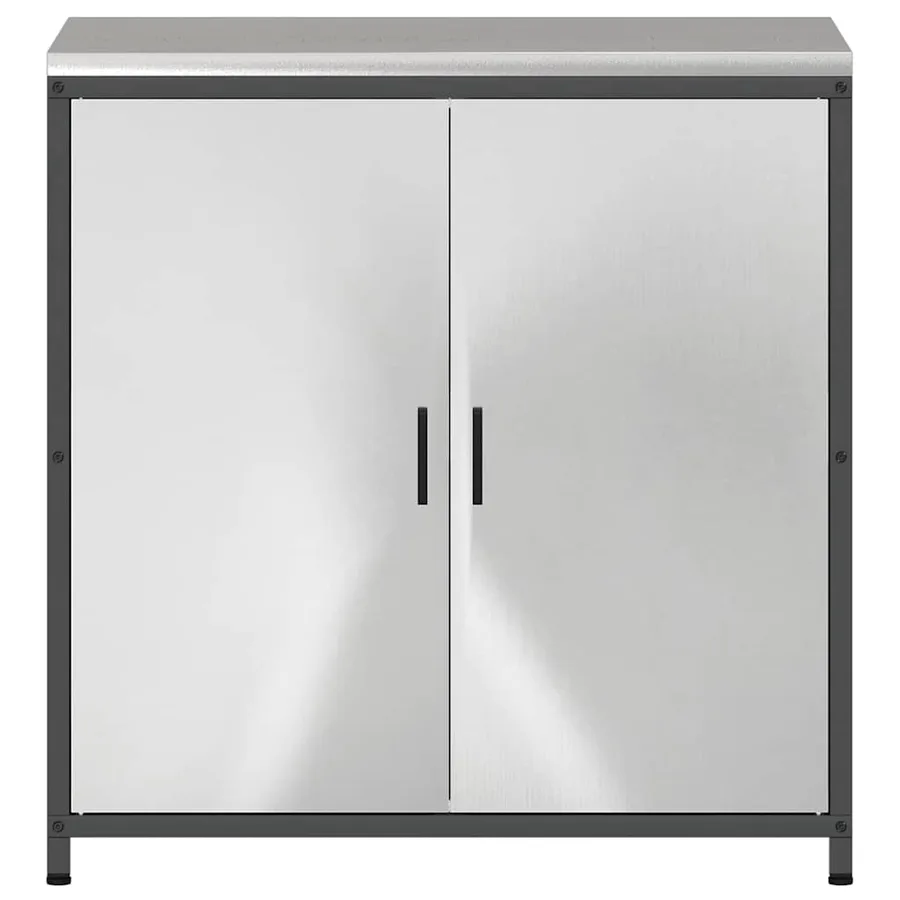 Rangement de cuisine HATTEM Argenté 90 x 50 x 92 cm Acier - 7