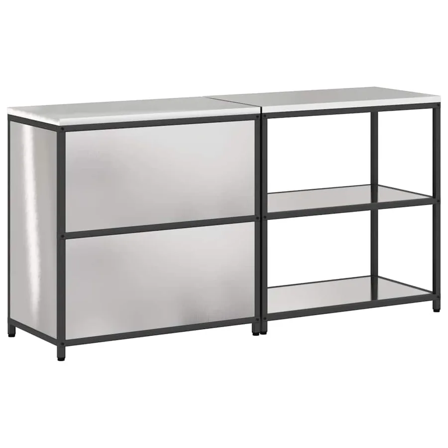 Ensemble de rangement cuisine HATTEM 2 pcs Argenté - 11