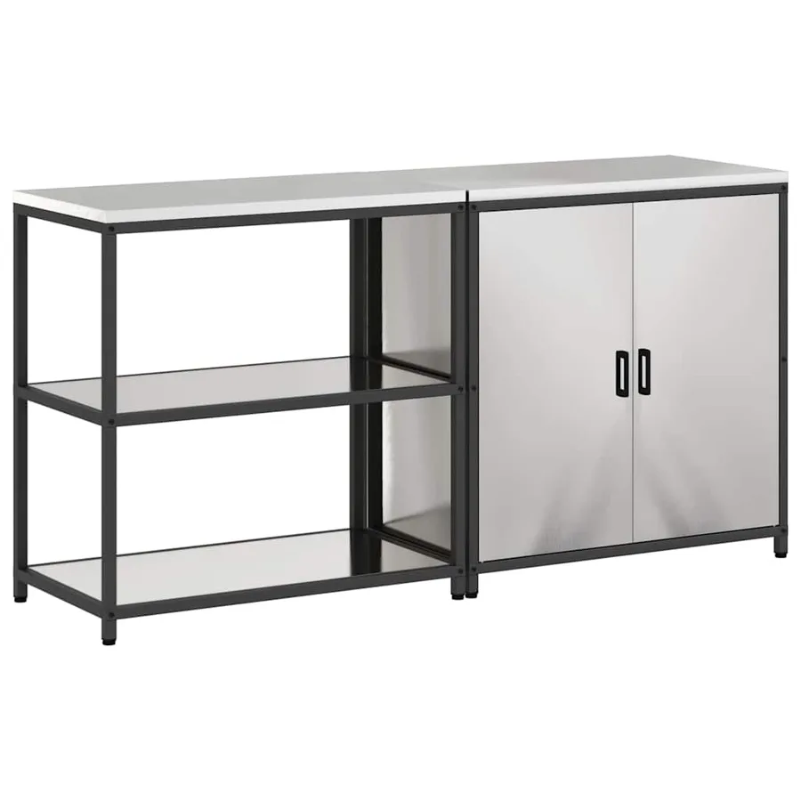 Ensemble de rangement cuisine HATTEM 2 pcs Argenté - 2