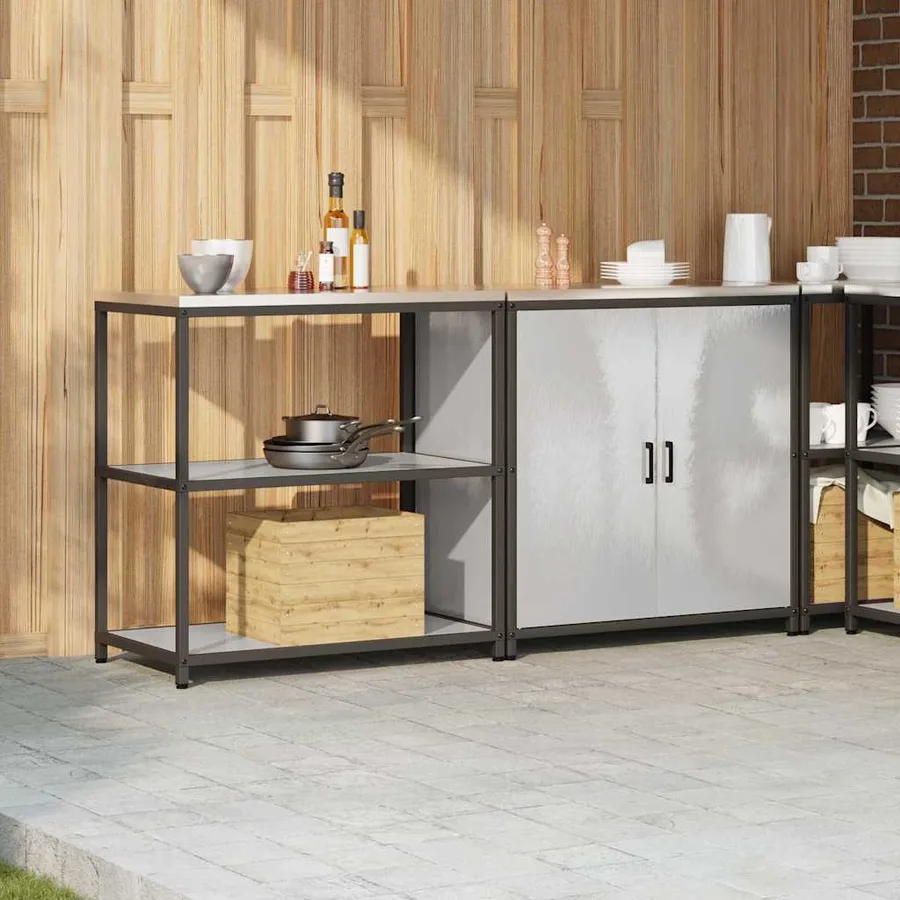 Ensemble de rangement cuisine HATTEM 2 pcs Argenté - 4