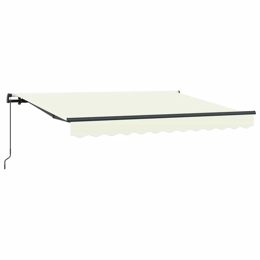 Auvent Rétractable Crème 250 x 200 cm tissu - 2