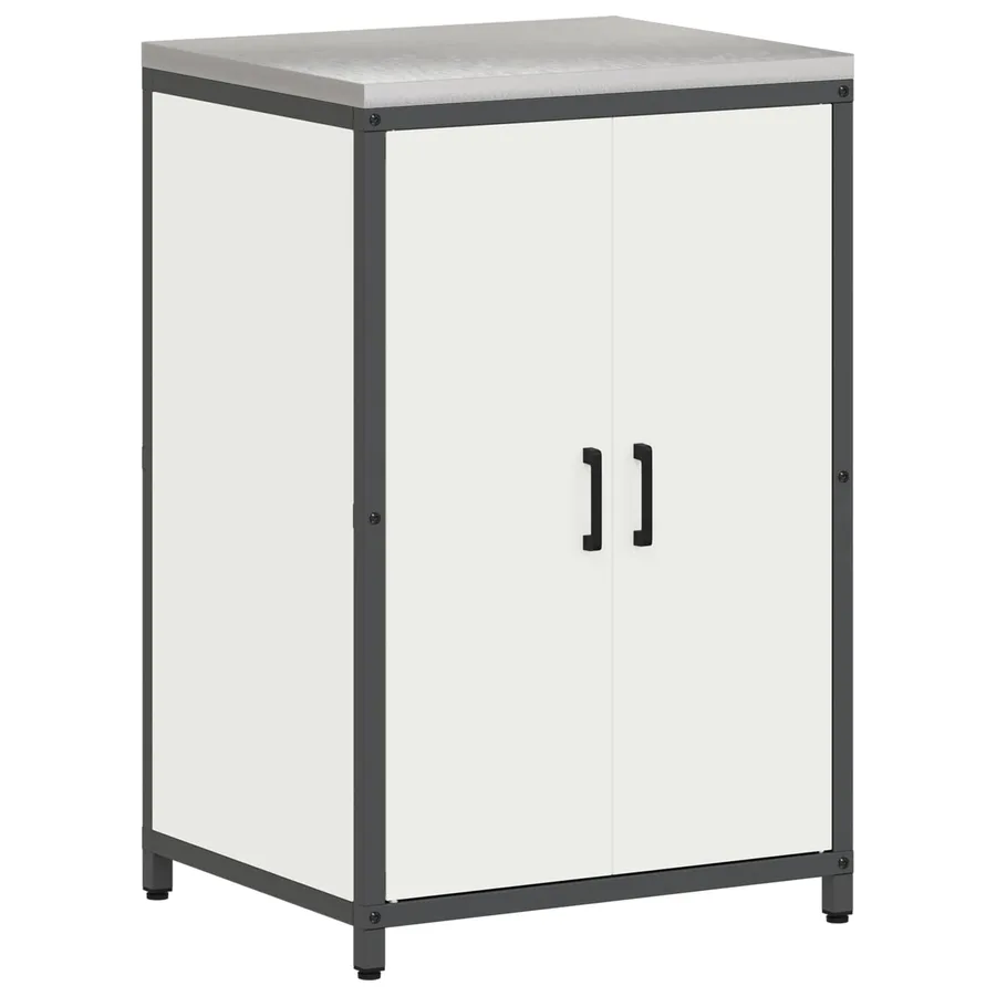Rangement de cuisine HATTEM Blanc 60 x 50 x 92 cm Acier - 2