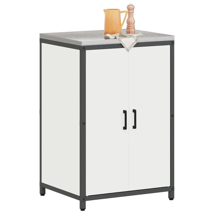 Rangement de cuisine HATTEM Blanc 60 x 50 x 92 cm Acier - 3