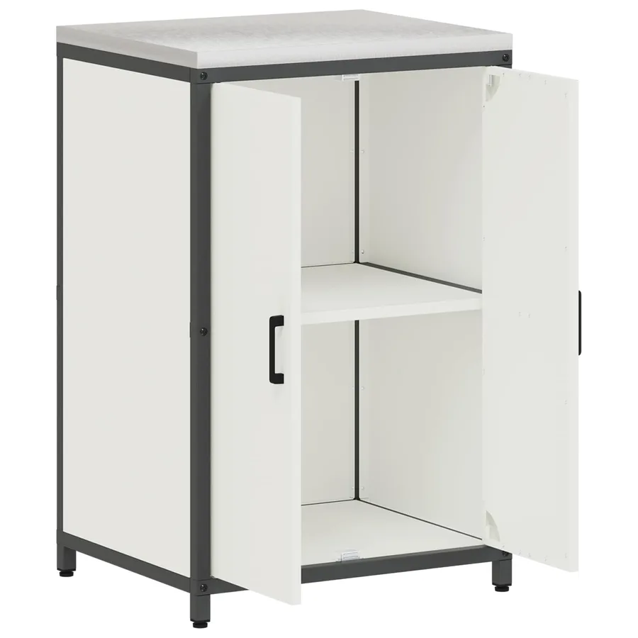 Rangement de cuisine HATTEM Blanc 60 x 50 x 92 cm Acier - 6