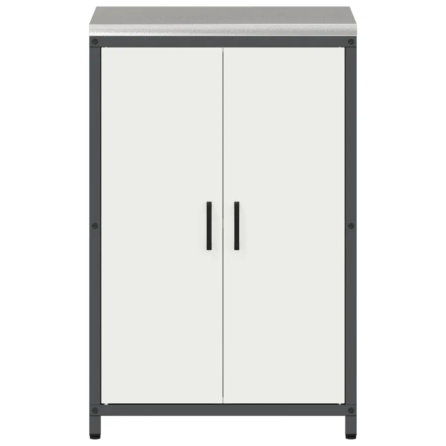 Rangement de cuisine HATTEM Blanc 60 x 50 x 92 cm Acier - 7