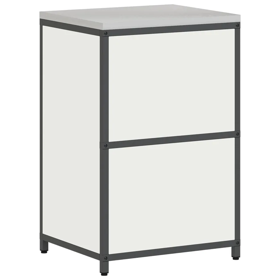 Rangement de cuisine HATTEM Blanc 60 x 50 x 92 cm Acier - 9