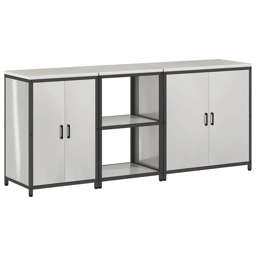 Ensemble de rangement cuisine HATTEM 3 pcs Argenté - 2