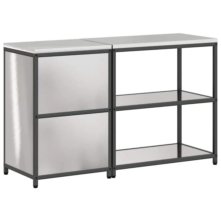 Ensemble de rangement cuisine HATTEM 2 pcs Argenté - 11