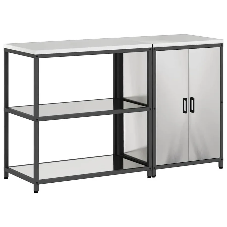Ensemble de rangement cuisine HATTEM 2 pcs Argenté - 2