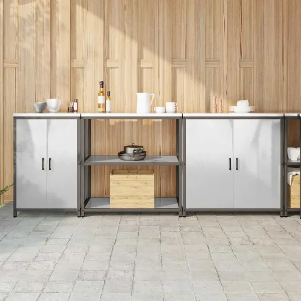 Ensemble de rangement cuisine HATTEM 3 pcs Argenté