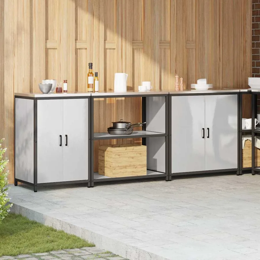 Ensemble de rangement cuisine HATTEM 3 pcs Argenté - 4
