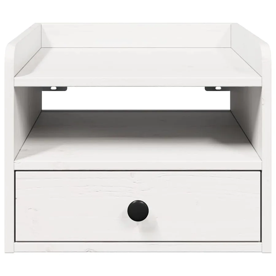 Table de chevet avec tiroir 2 pcs Blanc 38 x 36 x 29,5 cm - 7