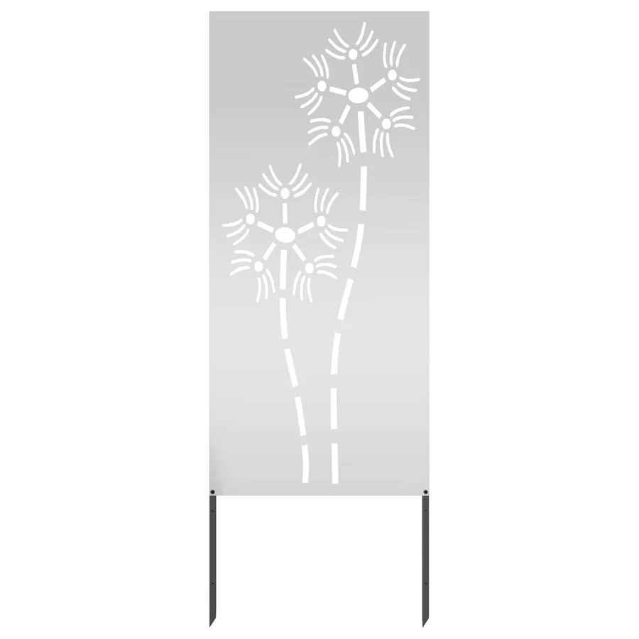 Écran de confidentialité de jardin Fretwork Argenté 50 x 140 cm - 2