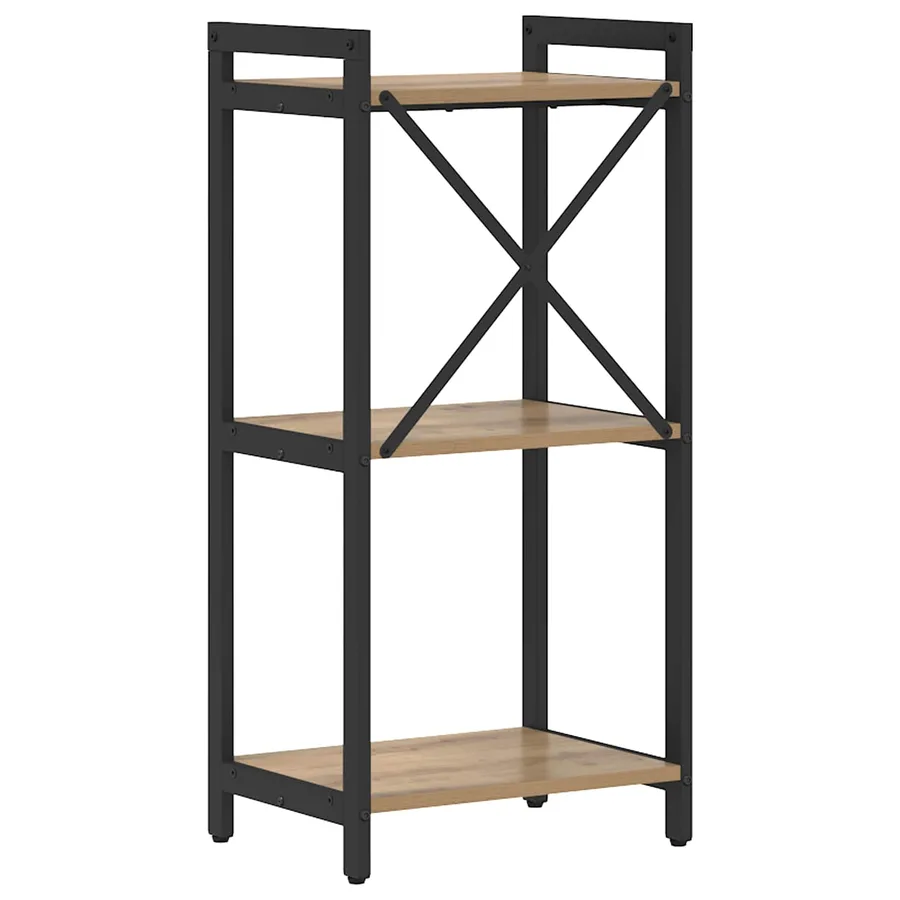Étagère 40 x 30 x 85 cm Bois d'ingénierie Chêne artisanal - 5