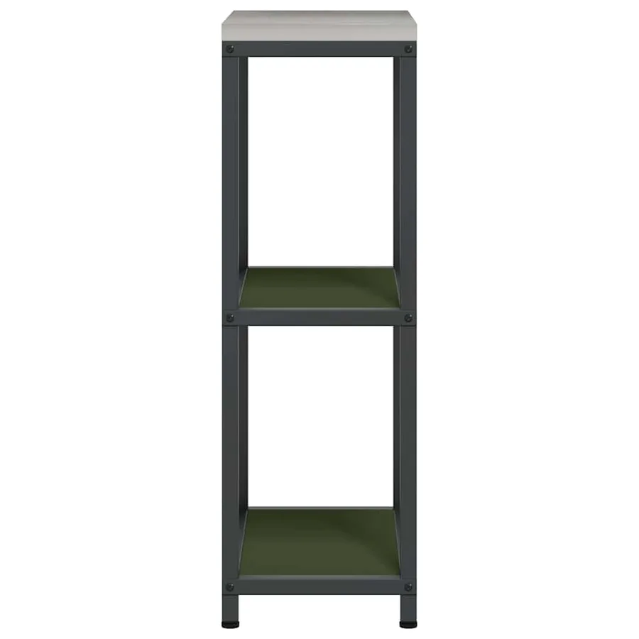 Rangement de cuisine HATTEM Vert olive 30 x 50 x 92 cm Acier - 6