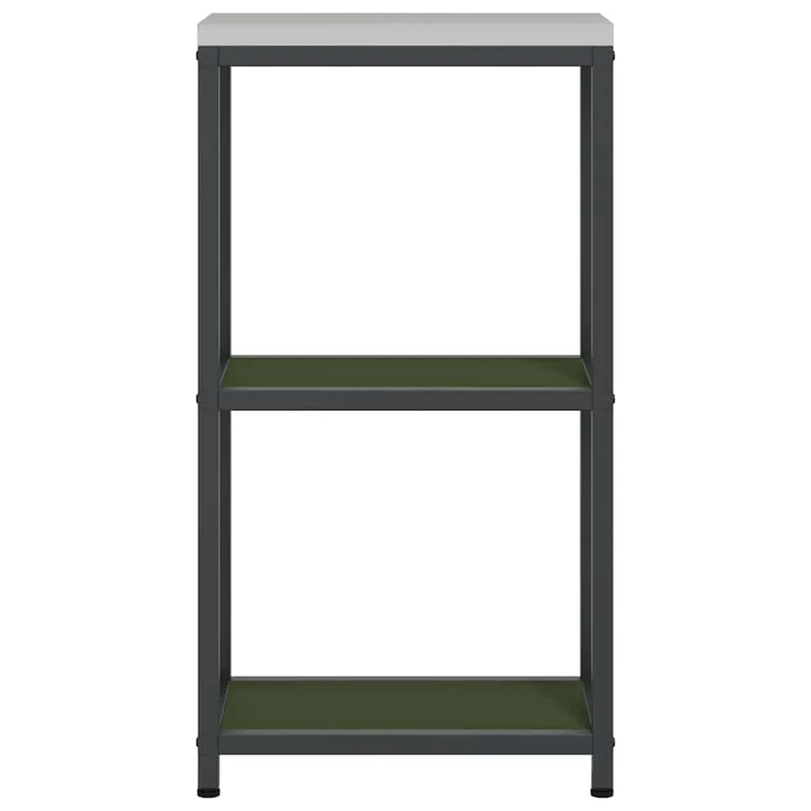 Rangement de cuisine HATTEM Vert olive 30 x 50 x 92 cm Acier - 7