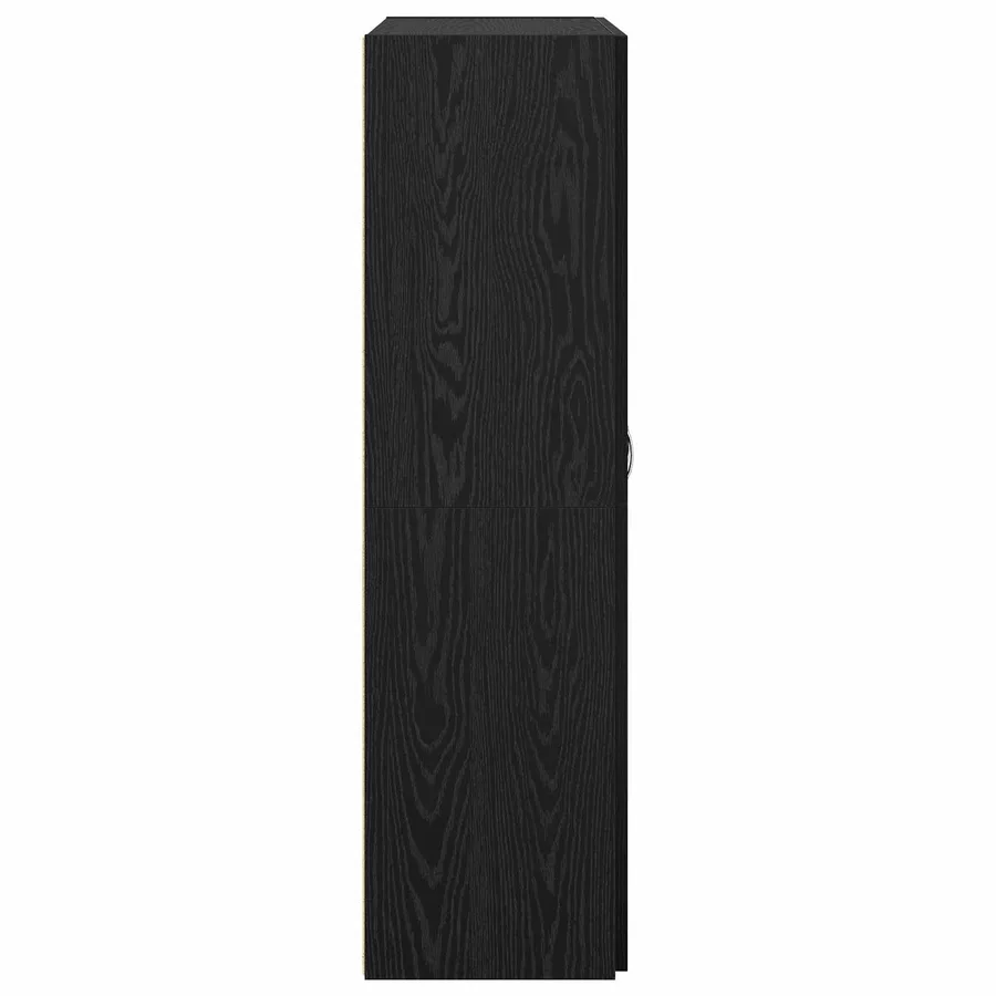 Cabinet de Bureau Chêne noir 60 x 32 x 115 cm Bois d'ingénierie - 7