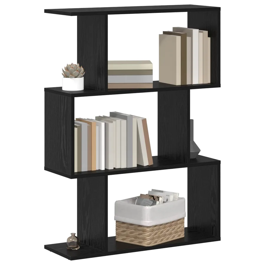 Bibliothèque Chêne noir 70 x 24 x 97 cm Bois d'ingénierie - 3