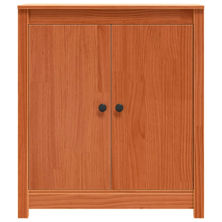 Buffet Brun cire 70 x 35 x 80 cm Pin massif - 6