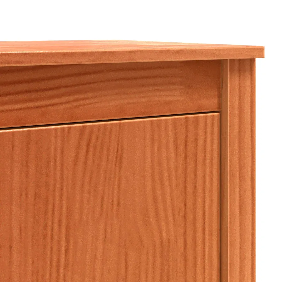 Buffet Brun cire 70 x 35 x 80 cm Pin massif - 8